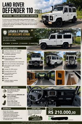 LAND ROVER DEFENDER 2.5 CSW 110 4X4 TURBO DIESEL 4P MANUAL LAND ROVER DEFENDER 2.5 CSW 110 4X4 TURBO DIESEL 4P MANUAL